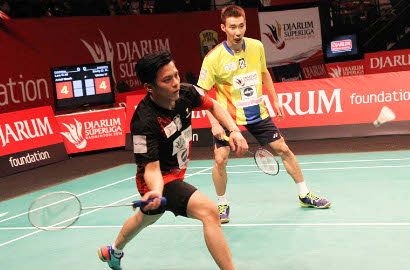 Serunya Ariel NOAH Duet Main Badminton Bareng Lee Chong Wei