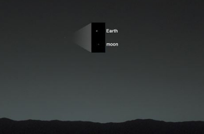 Inilah Foto Penampakan Bumi dari Planet Mars