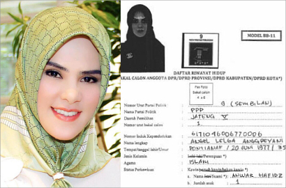 Angel Lelga Tolak Komentari Dokumen Soal Statusnya Sebagai Istri Bupati