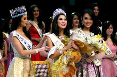 Maria Rahajeng Kaget Dinobatkan Sebagai Miss Indonesia 2014