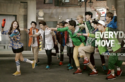 EXO Dance Battle Rebutan Cewek di Iklan