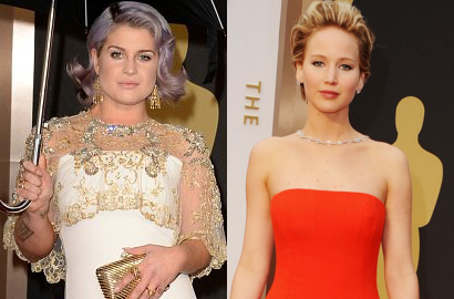 Kelly Osbourne Payungan, Jennifer Lawrence Jatuh di Red Carpet Oscar