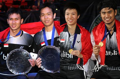 Ahsan-Hendra dan Owi-Lilyana Cetak Rekor di All England 2014