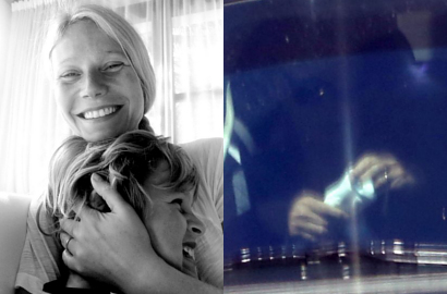 Bagi Foto Bareng Anak, Gwyneth Paltrow Pakai Cincin Kawin Lagi