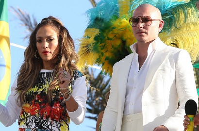 Lagu Resmi Piala Dunia 2014 'We Are One' Pitbull dan J.Lo Dirilis