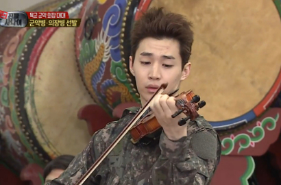 Henry SuJu-M Pukau Tentara Main Biola dan Saksofon di 'Real Men'