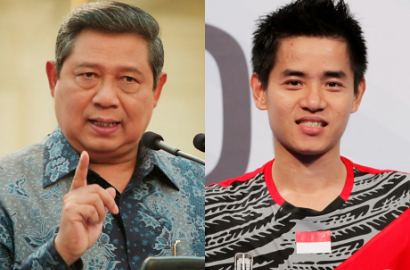 Simon Santoso Dipuji Presiden SBY Usai Taklukkan Lee Chong Wei