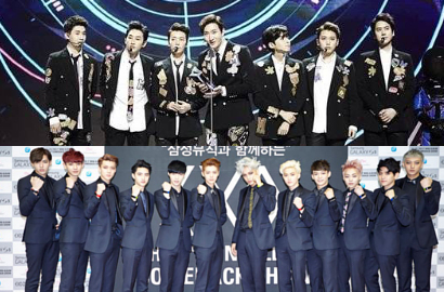 SuJu dan EXO Sabet Piala di V-Chart Awards Tiongkok