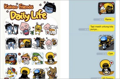 KakaoTalk Rilis Emoticon Baru Rutinitas yang 'Indonesia Banget'