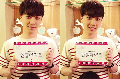 Seungri Big Bang Foto Bareng Aktor Cilik Saat Syuting 'Angel Eyes'