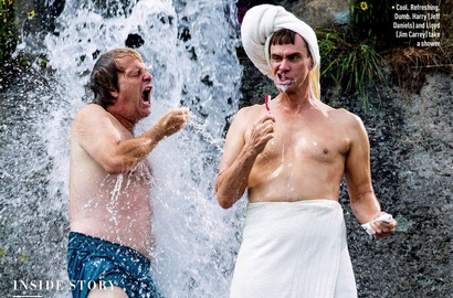 Jim Carrey dan Jeff Daniels Mandi Bersama di Adegan 'Dumb and Dumber To'