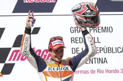 Marc Marquez Juara, Valentino Rossi Gagal Naik Podium MotoGP Argentina