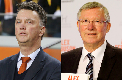 Louis van Gaal Lebih Hebat dari Alex Ferguson