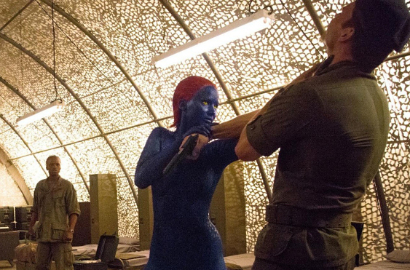 Jennifer Lawrence Hajar Tentara di Video Promo 'X-Men: Days of Future Past'