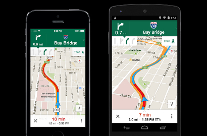 Google Map Perbaiki Sistem Navigasi di Android dan iOS