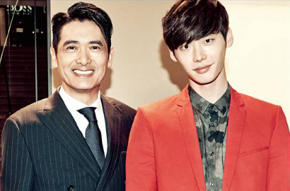 Lee Jong Suk dan Chow Yun Fat Tampil Duet di Majalah High Cut
