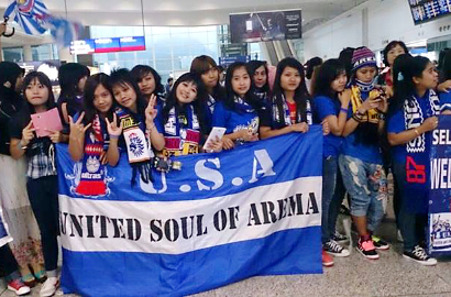 Aremanita Sambut Arema di Hong Kong