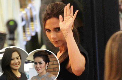 Serunya Dian Sastro dan Olla Ramlan Ketemu Victoria Beckham di Jakarta