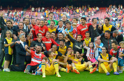 Rebut Gelar Juara, Atletico Madrid Berparade Tanpa Trofi La Liga