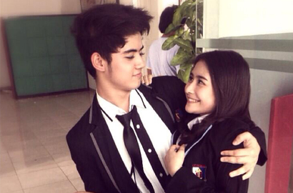 Mesranya Aliando Gendong Prilly di Foto Syuting 'Ganteng-Ganteng Serigala'