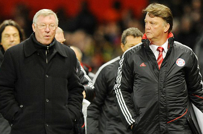 Louis van Gaal Tidak Masalah dengan Kehadiran Alex Ferguson di MU