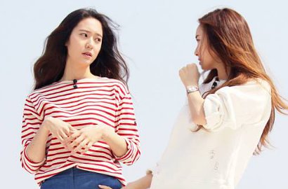 Gaya Kasual Jessica SNSD dan Krystal f(x) Syuting Reality Shownya