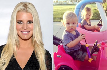 Jessica Simpson Pamer Foto Anak Setir Mobil