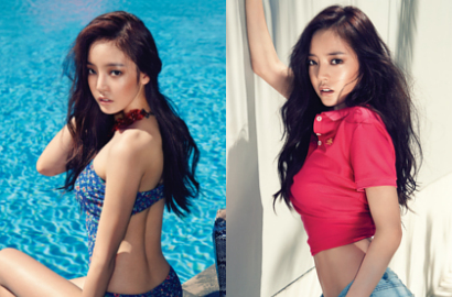 Goo Hara Umbar Keseksian di Cosmopolitan Juni