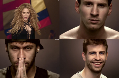 Lionel Messi dan Neymar Tampil di Video Klip Shakira untuk Piala Dunia 2014