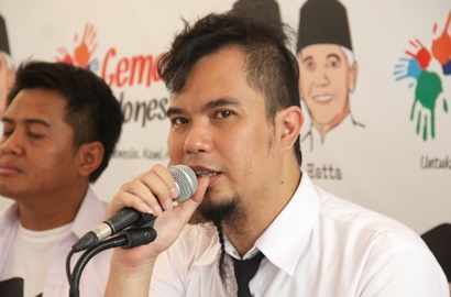 Ahmad Dhani Enggan Tanggapi Isu Jadi Tim Sukses Prabowo-Hatta