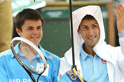 Inilah Sisi Lain Novak Djokovic Saat di Perancis Terbuka 2014
