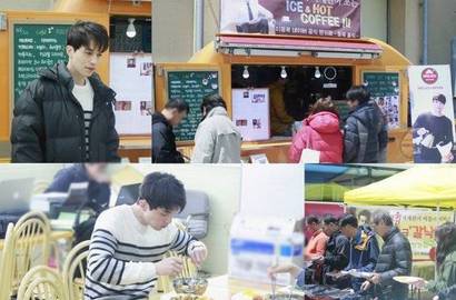 Fans Lee Dong-wook Kirim Makanan dan Truk Kopi di Lokasi Syuting 'Hotel King'