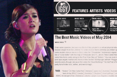 Agnez Mo Bahagia 'Coke Bottle' Masuk MV Terbaik Bulan Mei