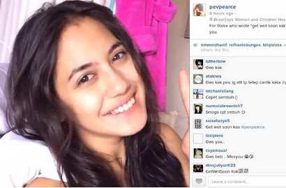 Masuk Rumah Sakit, Pevita Pearce Rahasiakan Penyakitnya