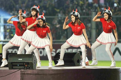 Crayon Pop Ajak 'Jumping' di Penutupan Asian Dream Cup Jakarta