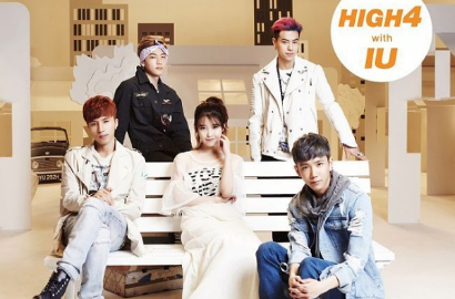 Lagu Ciptaan IU untuk HIGH4 Sukses Jawara Chart Digital