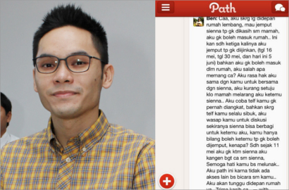 Ben Kasyafani Curhat Sedihnya Dilarang Bertemu Anak