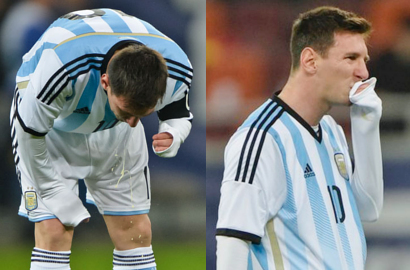 Lionel Messi Muntah Karena Nervous Saat Laga Argentina vs Slovenia
