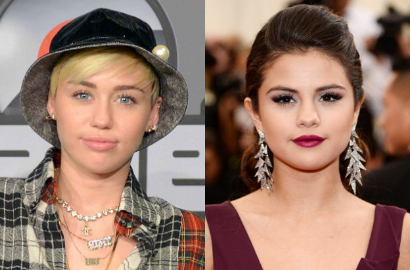 Miley Cyrus Marah Dikalahkan Selena Gomez di MuchMusic Awards 2014