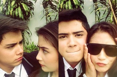 Mesranya Selfie Prilly dan Aliando di 'Ganteng-Ganteng Serigala'