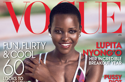 Lupita Nyong'o Tampil Perdana Sebagai Cover Majalah Vogue