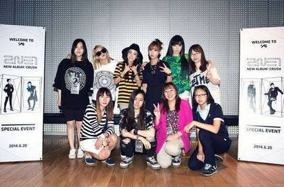 2NE1 Beri Kejutan ke Fans yang Kunjungi Kantin YG Entertainment