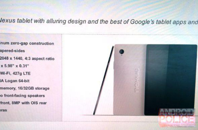 HTC Garap Tablet Nexus Berikutnya, HTC 'Volantis'