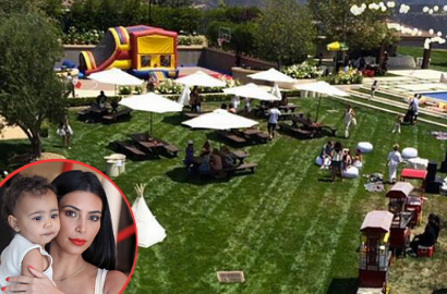 Kim Kardashian Gelar Pesta Ultah North Bertema 'Kidchella'