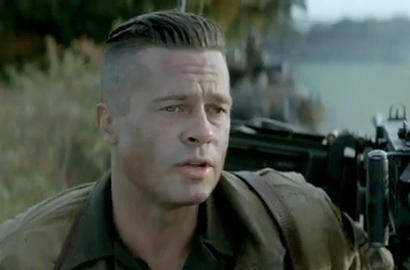 Brad Pitt Pimpin Pertempuran Hidup-Mati di Trailer 'Fury'