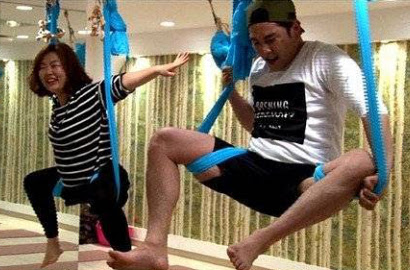 Lucunya Kangin Gagal Lakukan Yoga di 'A Celebrity Lives in My House'