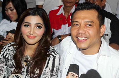 Ashanty Setia Dampingi Anang Kampanye Pemilu Meski Sedang Hamil