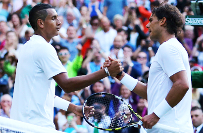 Petenis 19 Tahun Singkirkan Rafael Nadal di Grand Slam Wimbledon 2014