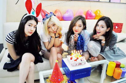 Senangnya miss A Rayakan Hari Jadi Ke-4 Bersama