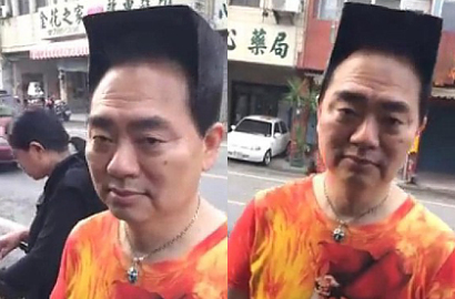 Pria Taiwan Bikin Rambut Jadi Kotak Demi Gaet Cewek